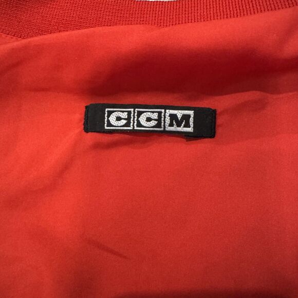 Montreal Canadiens Shirt Mens XL Red NHL Hockey Center Ice Pullover Windbreaker - Picture 4 of 10